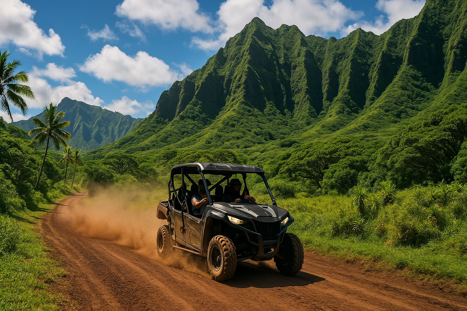 Kualoa Ranch UTV Raptor Tour, Adventure Jurassic Paradise
