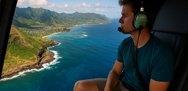 Open Door Helicopter Tour over Oahu