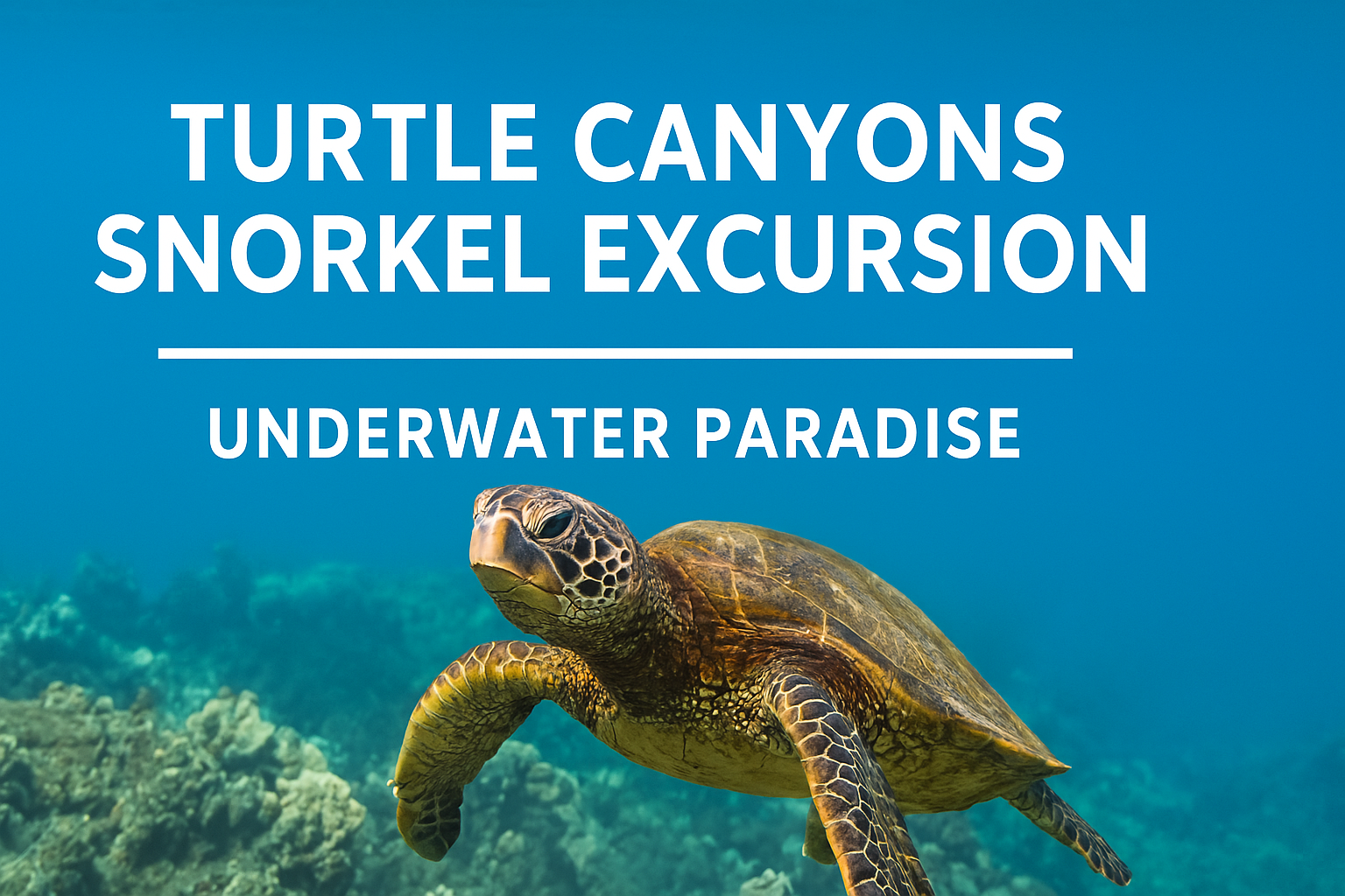 Turtle Canyons Snorkel Excursion