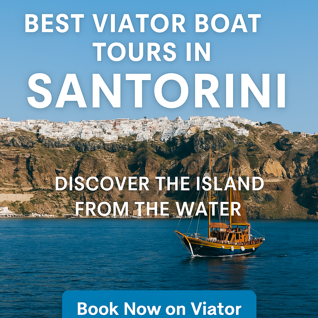 best viator boat tours in santorini