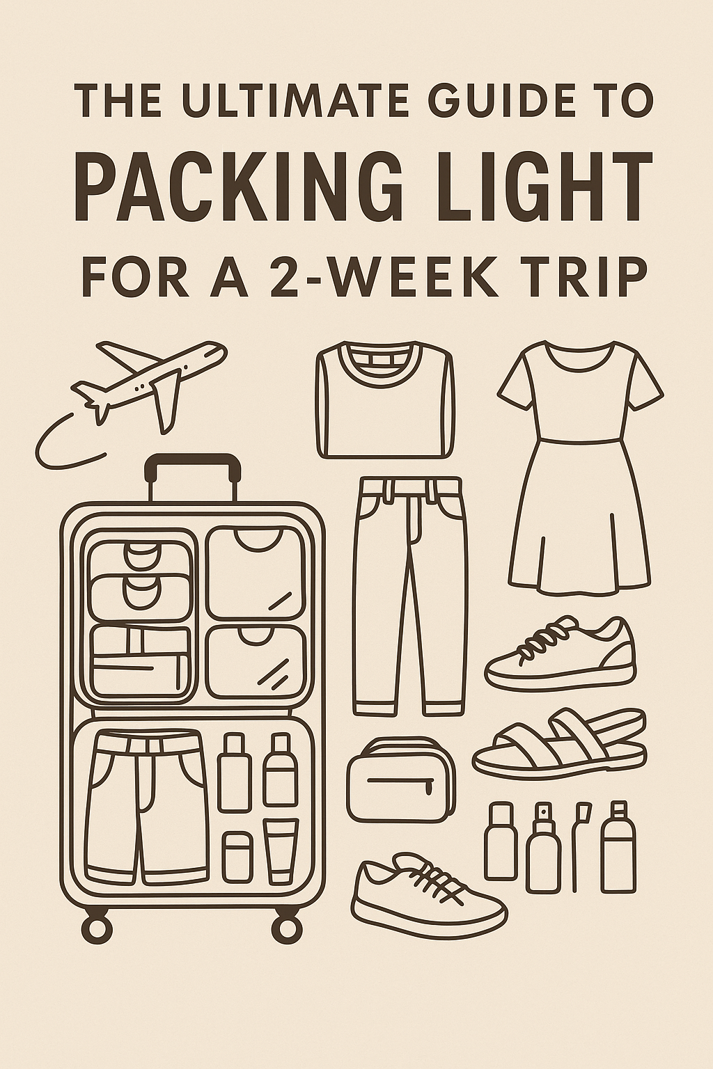 how to pack light for 2 weeks